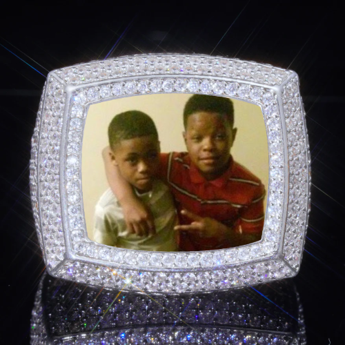 3D CUSTOM PICTURE ICED RING