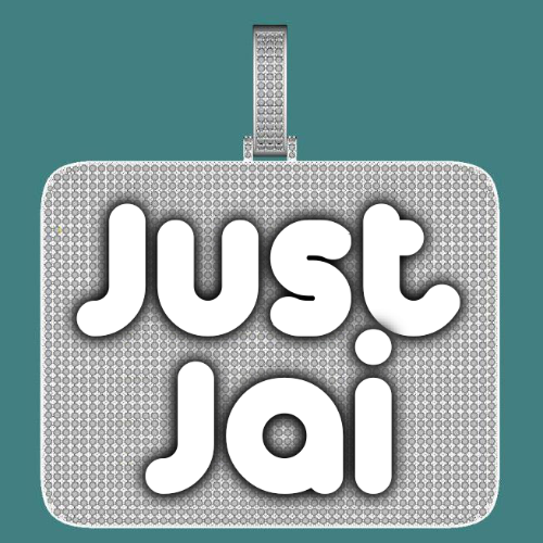 CUSTOM LETTER NECKLACE 3D BIG SQUARE