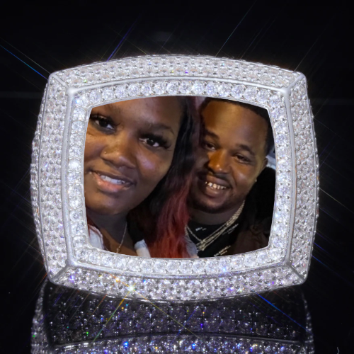 3D CUSTOM PICTURE ICED RING