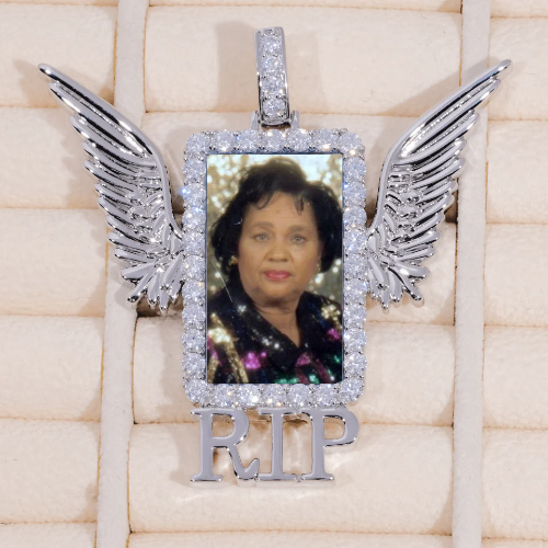 RIP WING 3D CUSTOM PICTURE PENDANT
