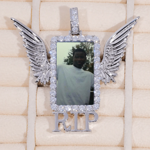 RIP WING 3D CUSTOM PICTURE PENDANT