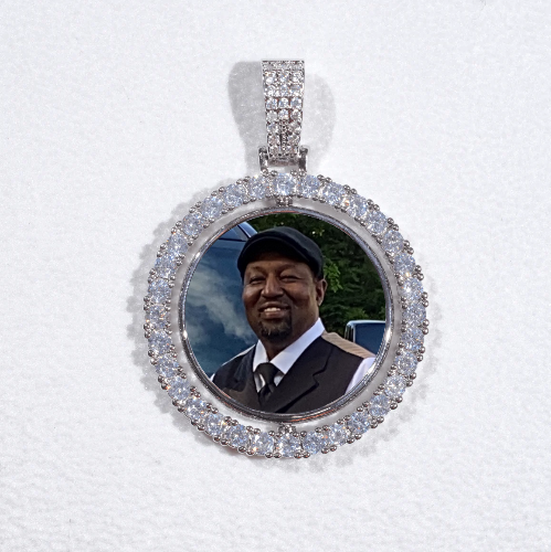 3D Spinning 2-Faced Custom Picture Pendant