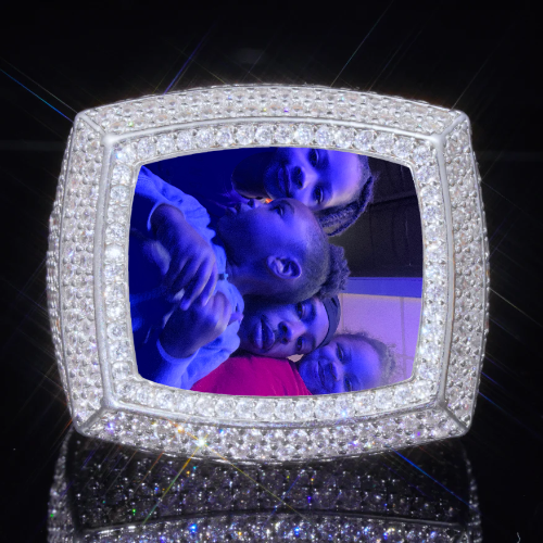 3D CUSTOM PICTURE ICED RING
