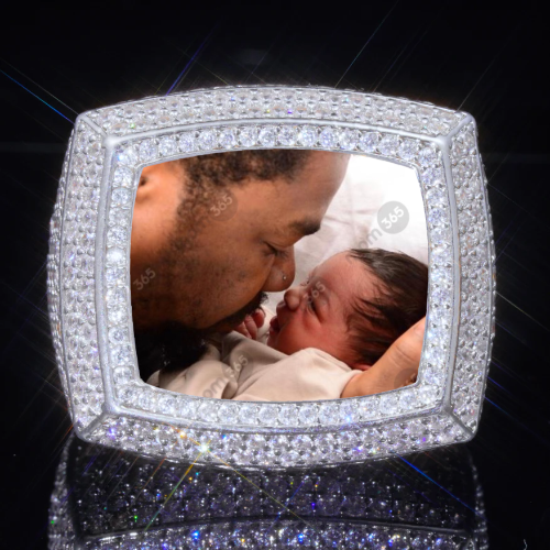 3D CUSTOM PICTURE ICED RING