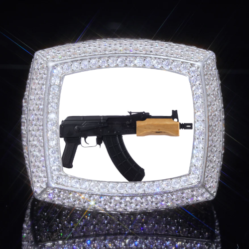 3D CUSTOM PICTURE ICED RING