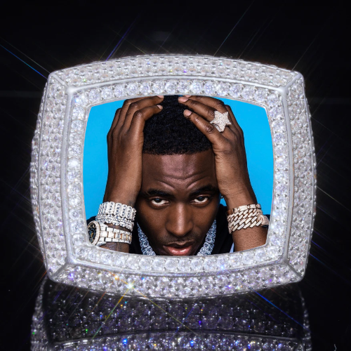 3D CUSTOM PICTURE ICED RING
