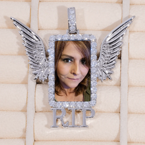 RIP WING 3D CUSTOM PICTURE PENDANT