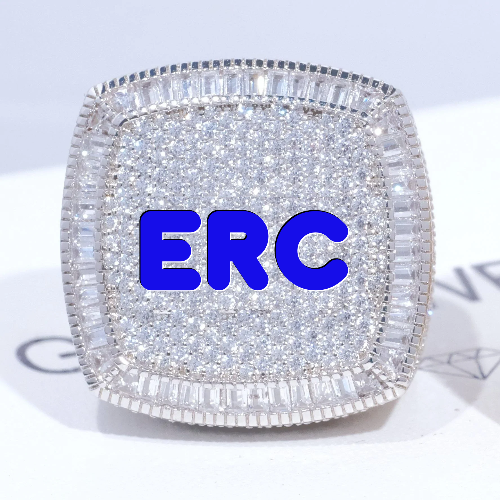 CUSTOM LETTER 3D ICED RING