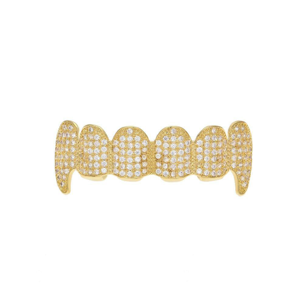 Official Limited Gold-Plated  Micro-inlay CZ Grillz