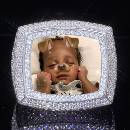 3D CUSTOM PICTURE ICED RING
