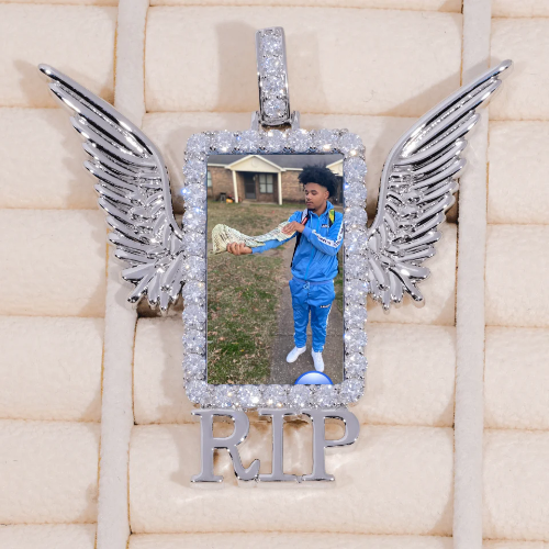 RIP WING 3D CUSTOM PICTURE PENDANT