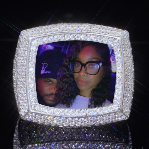 3D CUSTOM PICTURE ICED RING