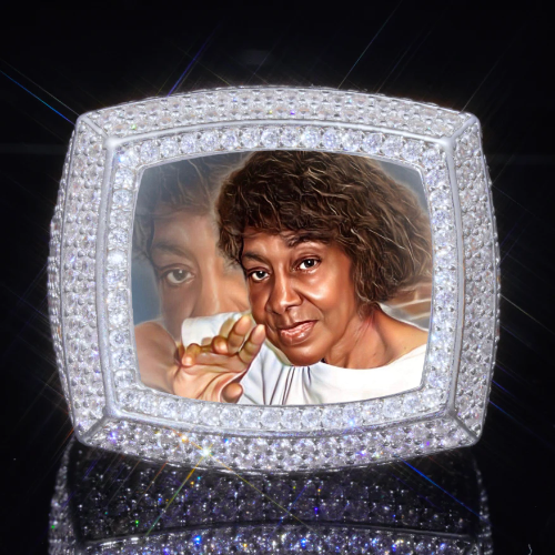 3D CUSTOM PICTURE ICED RING