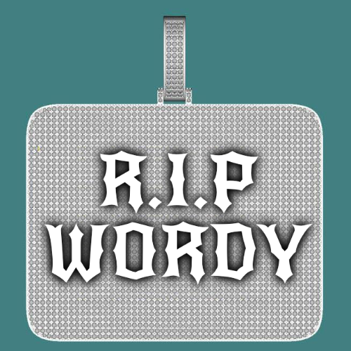 CUSTOM LETTER NECKLACE 3D BIG SQUARE