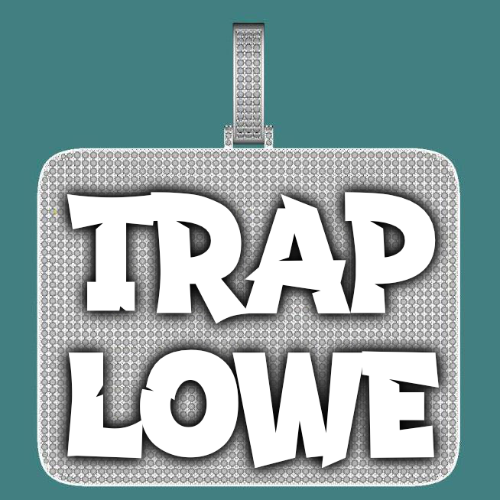 CUSTOM LETTER NECKLACE 3D BIG SQUARE