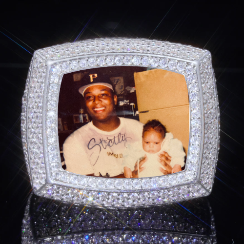 3D CUSTOM PICTURE ICED RING