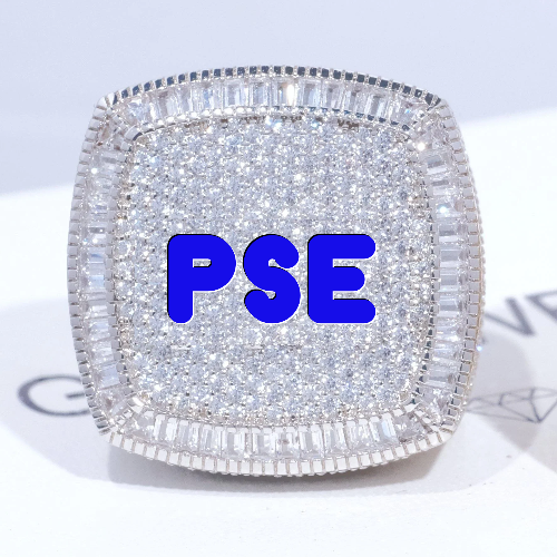 CUSTOM LETTER 3D ICED RING