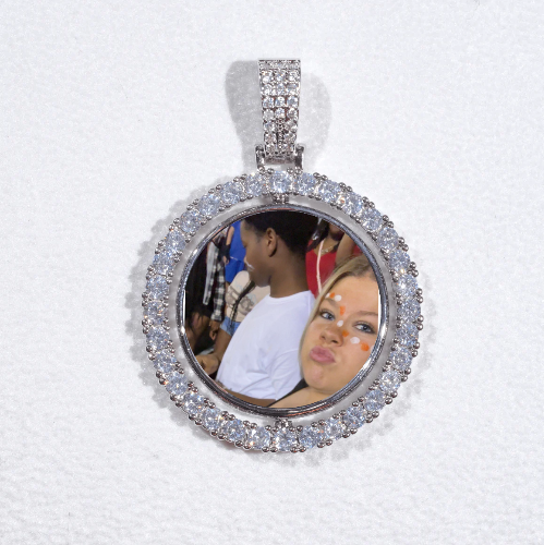 3D Spinning 2-Faced Custom Picture Pendant