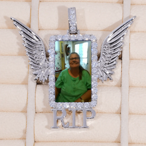 RIP WING 3D CUSTOM PICTURE PENDANT