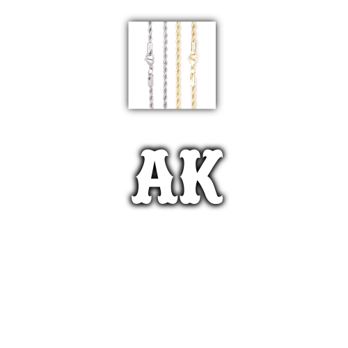 Custom Letters Freibeuter Font Necklace