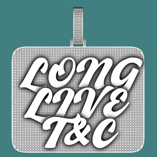 CUSTOM LETTER NECKLACE 3D BIG SQUARE
