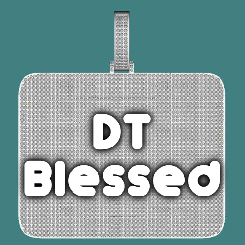 CUSTOM LETTER NECKLACE 3D BIG SQUARE