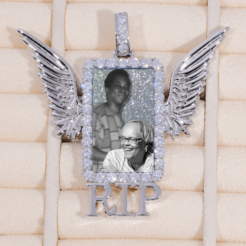 RIP WING 3D CUSTOM PICTURE PENDANT