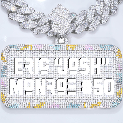 CUSTOM LETTER NECKLACE 3D COLORFUL SQUARE