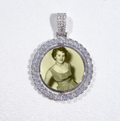 3D Spinning 2-Faced Custom Picture Pendant