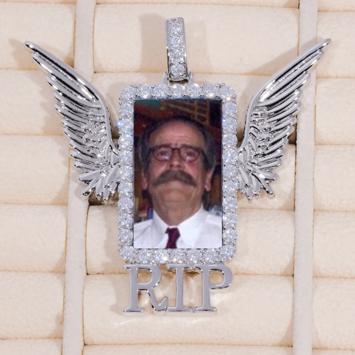 RIP WING 3D CUSTOM PICTURE PENDANT