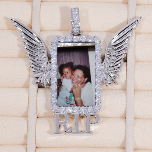 RIP WING 3D CUSTOM PICTURE PENDANT