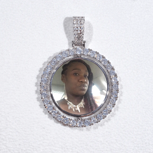 3D Spinning 2-Faced Custom Picture Pendant