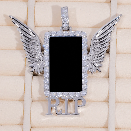 RIP WING 3D CUSTOM PICTURE PENDANT