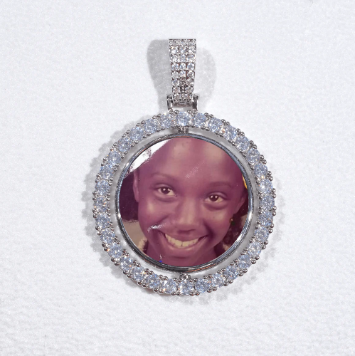 3D Spinning 2-Faced Custom Picture Pendant