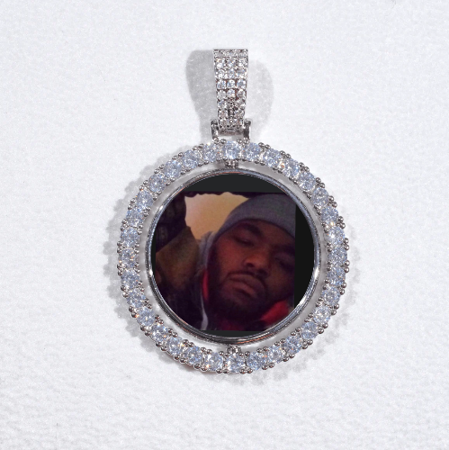 3D Spinning 2-Faced Custom Picture Pendant