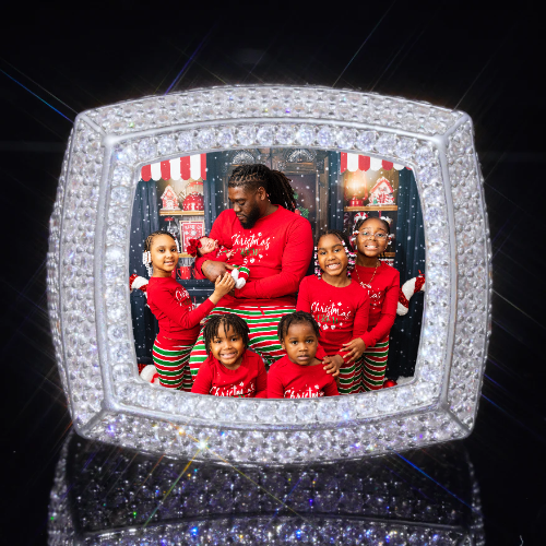 3D CUSTOM PICTURE ICED RING