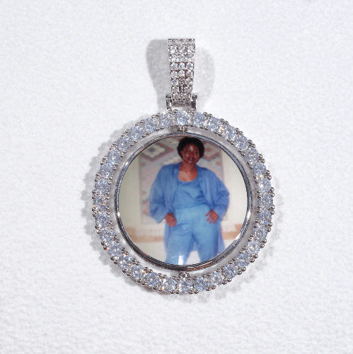 3D Spinning 2-Faced Custom Picture Pendant
