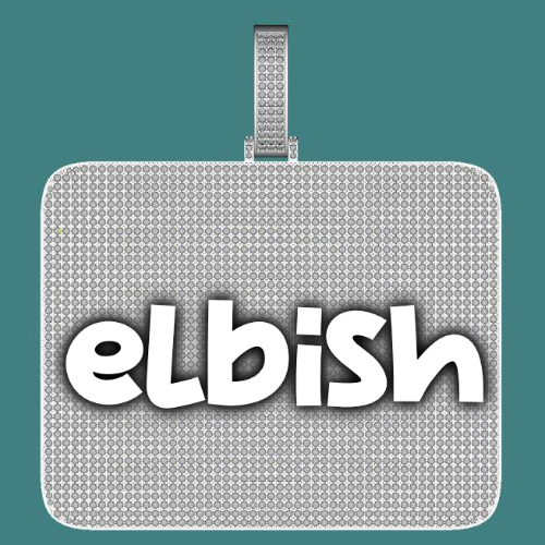 CUSTOM LETTER NECKLACE 3D BIG SQUARE