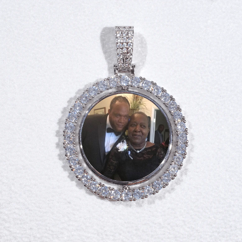 3D Spinning 2-Faced Custom Picture Pendant