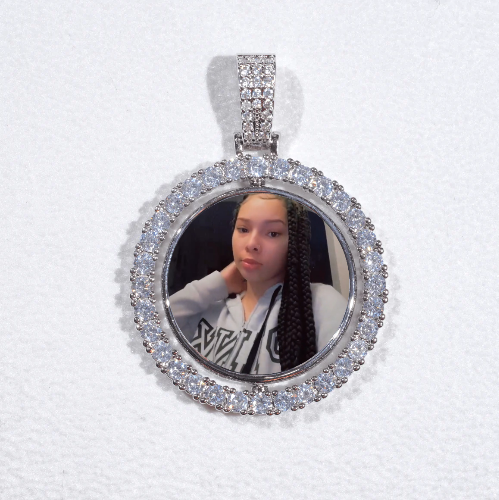 3D Spinning 2-Faced Custom Picture Pendant