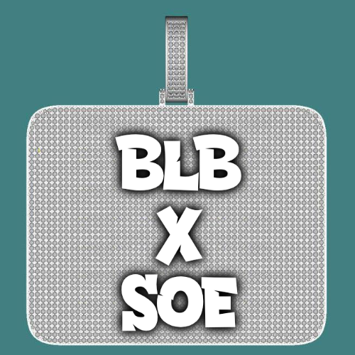 CUSTOM LETTER NECKLACE 3D BIG SQUARE