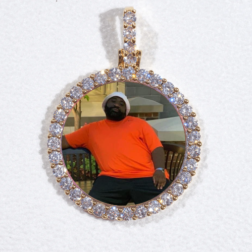 3D CIRCLE CUSTOM PICTURE PENDANT SMALL SIZE
