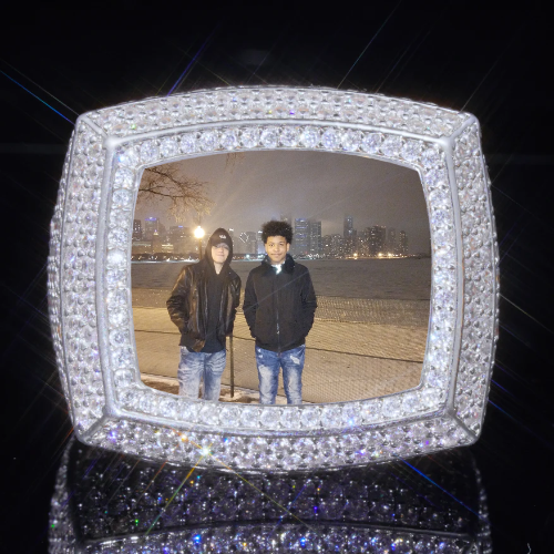 3D CUSTOM PICTURE ICED RING