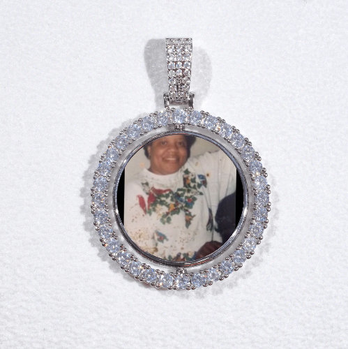 3D Spinning 2-Faced Custom Picture Pendant