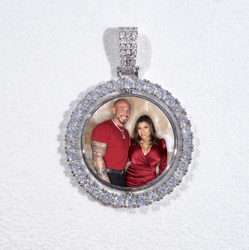 3D Spinning 2-Faced Custom Picture Pendant