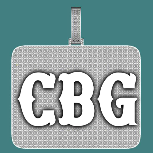 CUSTOM LETTER NECKLACE 3D BIG SQUARE