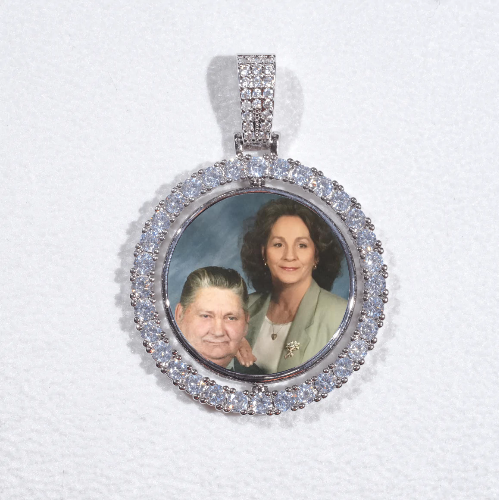 3D Spinning 2-Faced Custom Picture Pendant