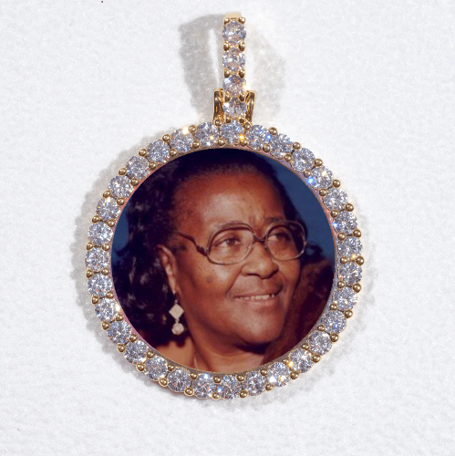 3D CIRCLE CUSTOM PICTURE PENDANT SMALL SIZE