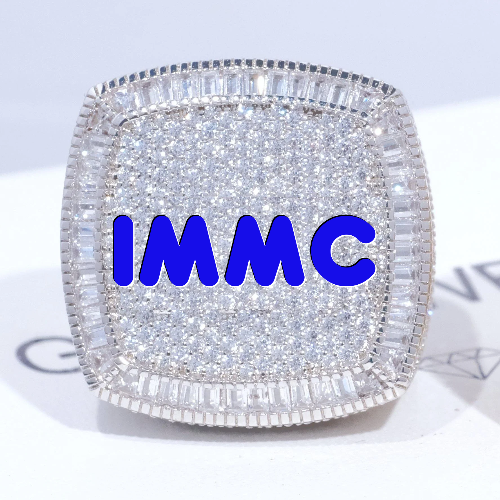 CUSTOM LETTER 3D ICED RING