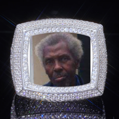 3D CUSTOM PICTURE ICED RING